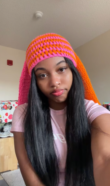 Striped Bunny Hat