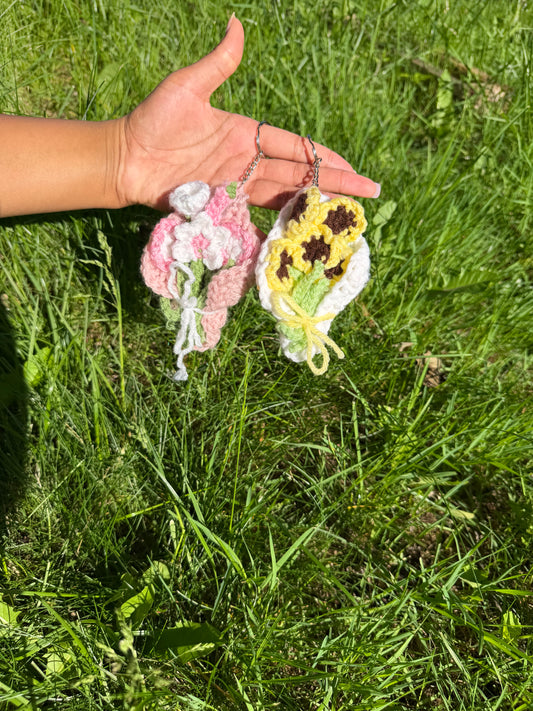 Flower Bouquet Keychain
