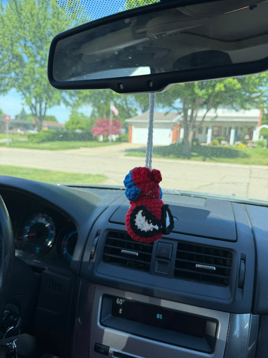 Spider-man car hanging