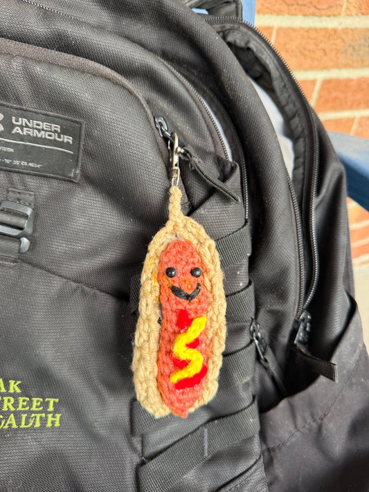 Hotdog bagcharm