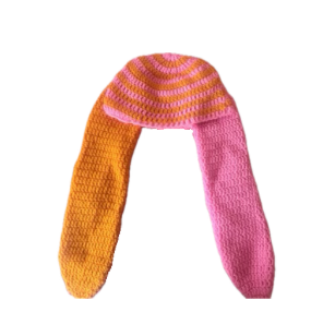 Striped Bunny Hat